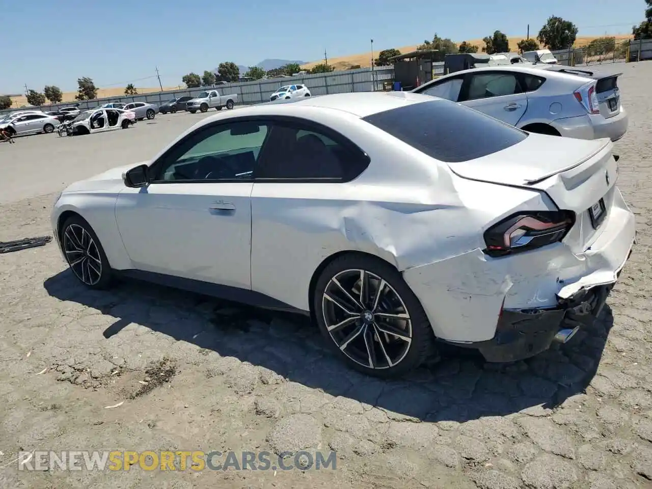 2 Photograph of a damaged car 3MW23CM02P8C97734 BMW 2 SERIES 2023