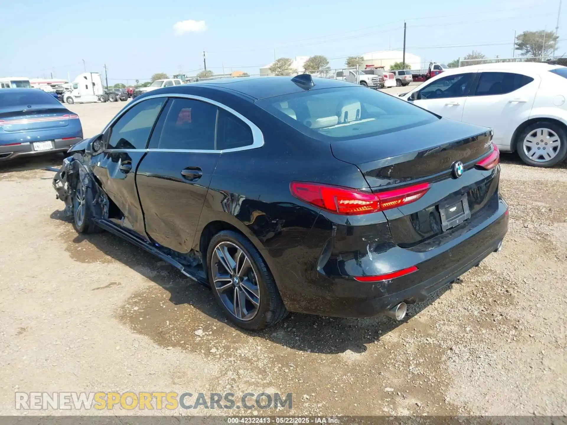 3 Фотография поврежденного автомобиля WBA53AK0XN7K83440 BMW 228 GRAN COUPE 2022