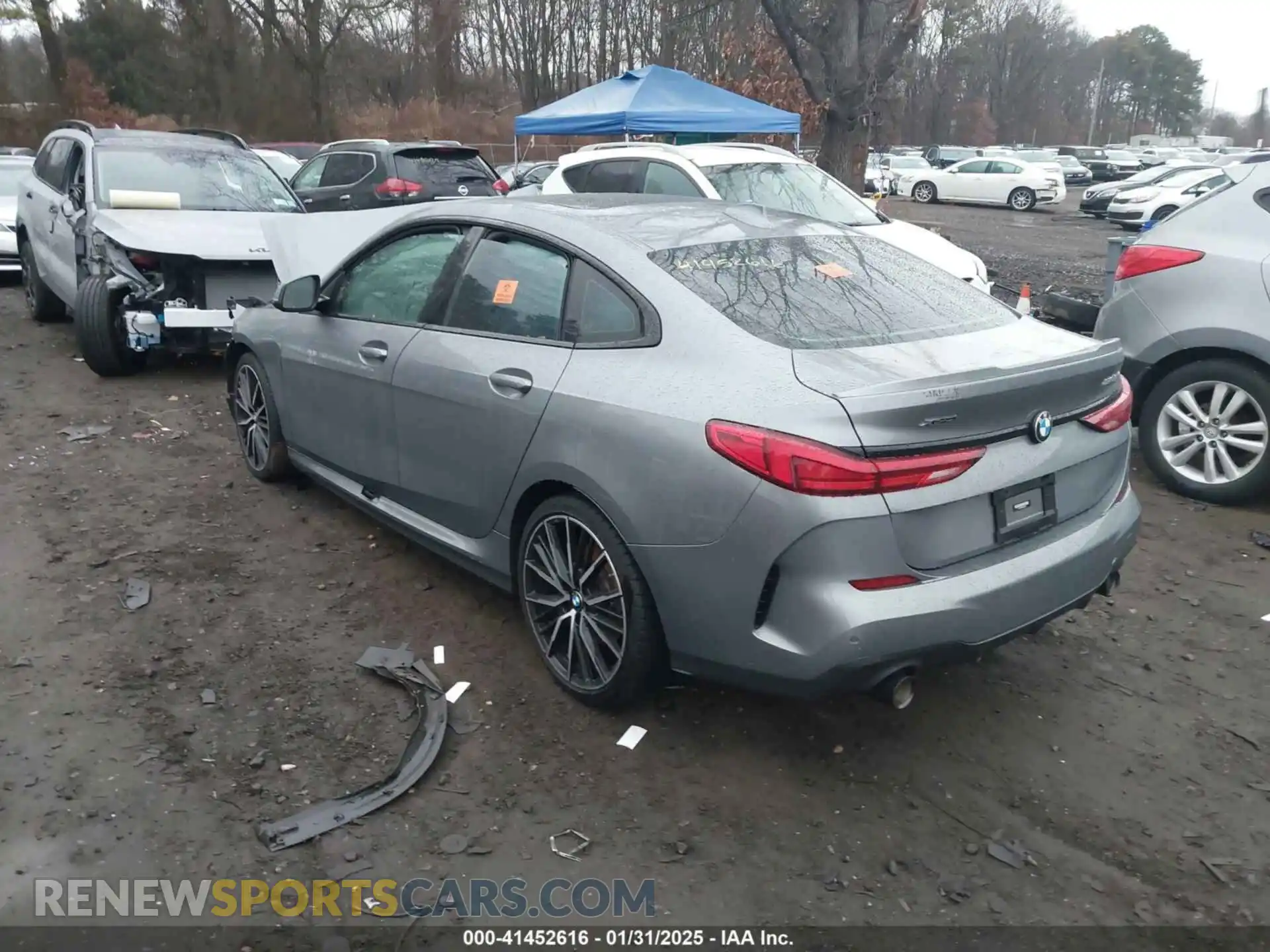 3 Фотография поврежденного автомобиля WBA73AK06N7K53909 BMW 228 GRAN COUPE 2022