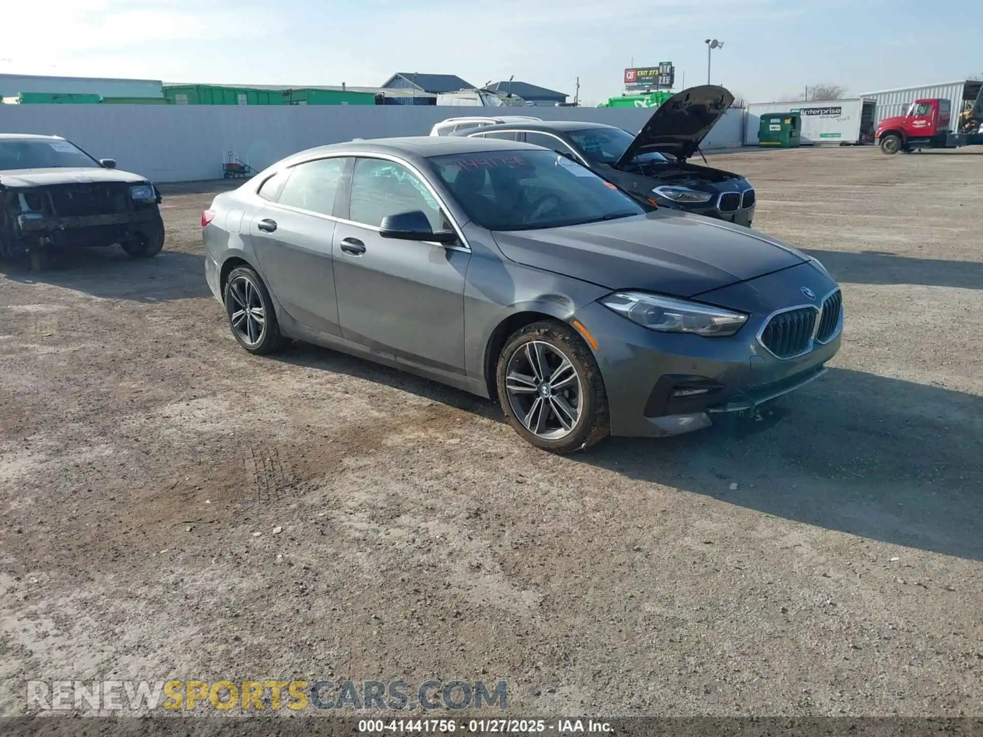 1 fotografías del automóvil dañado WBA73AK00M7H55428 BMW 228I GRAN COUPE 2021