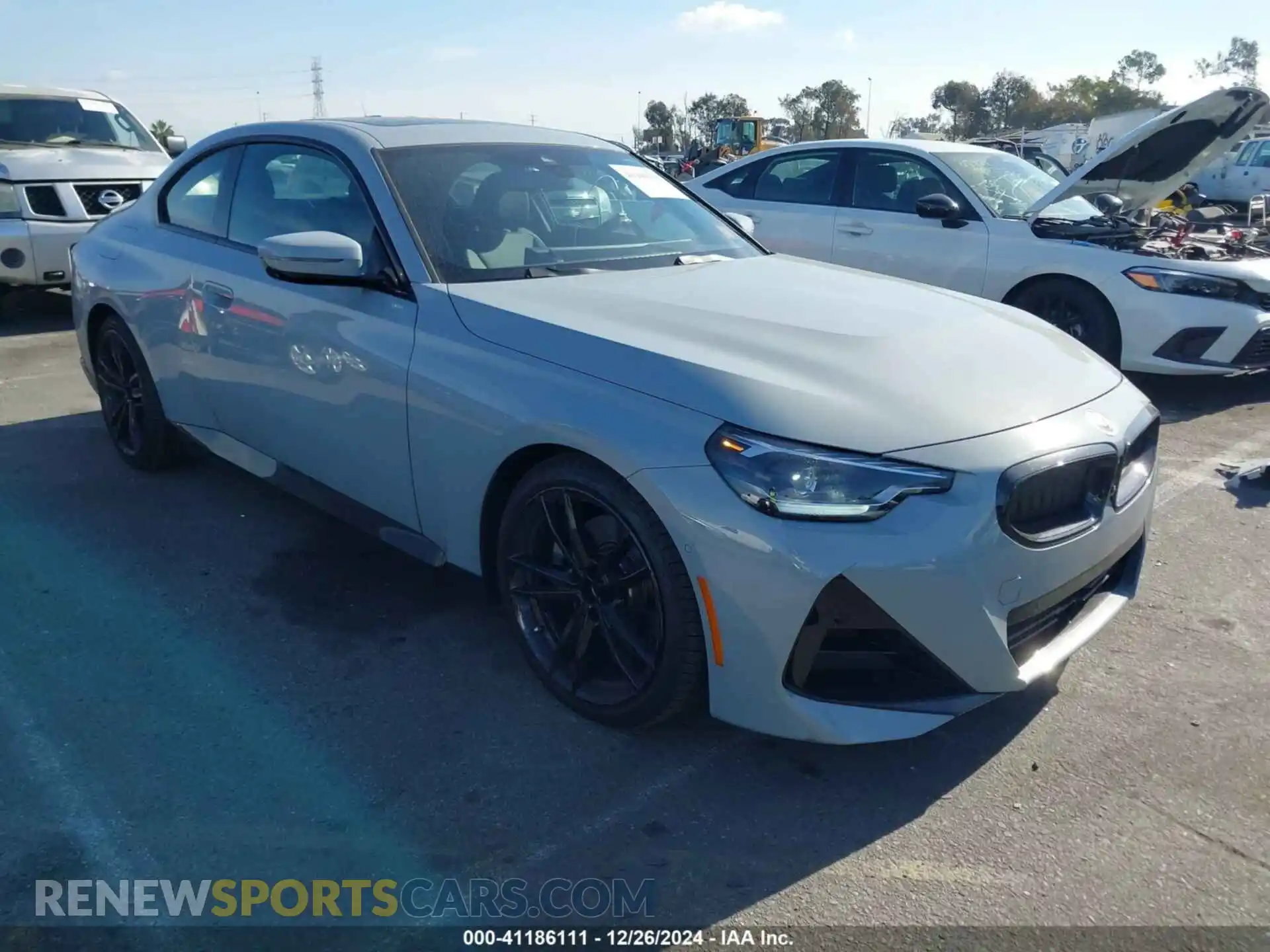 1 Photograph of a damaged car 3MW23CM01R8E68198 BMW 230 2024