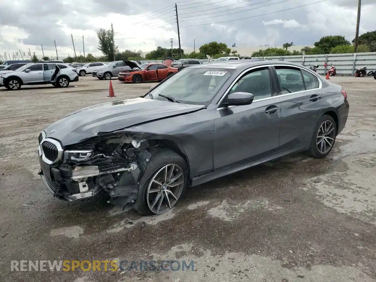 1 Photograph of a damaged car 3MW5R1J53K8A04254 BMW 3 SERIES 2019