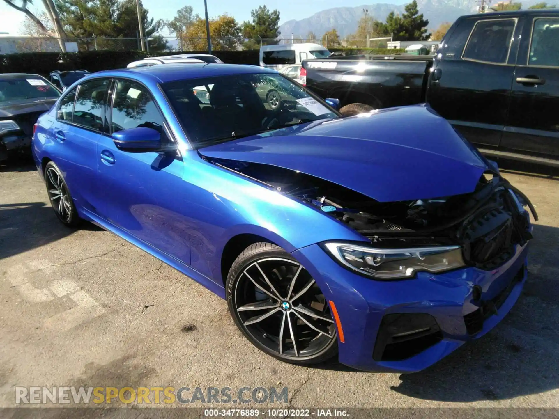 1 fotografías del automóvil dañado WBA5R1C53KAK07033 BMW 3 SERIES 2019