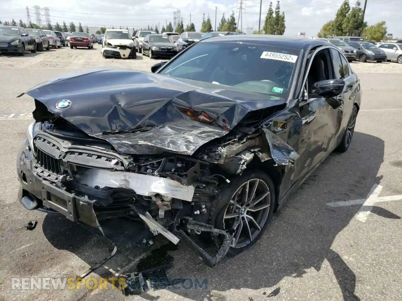 2 Photograph of a damaged car WBA5R1C54KAJ99105 BMW 3 SERIES 2019