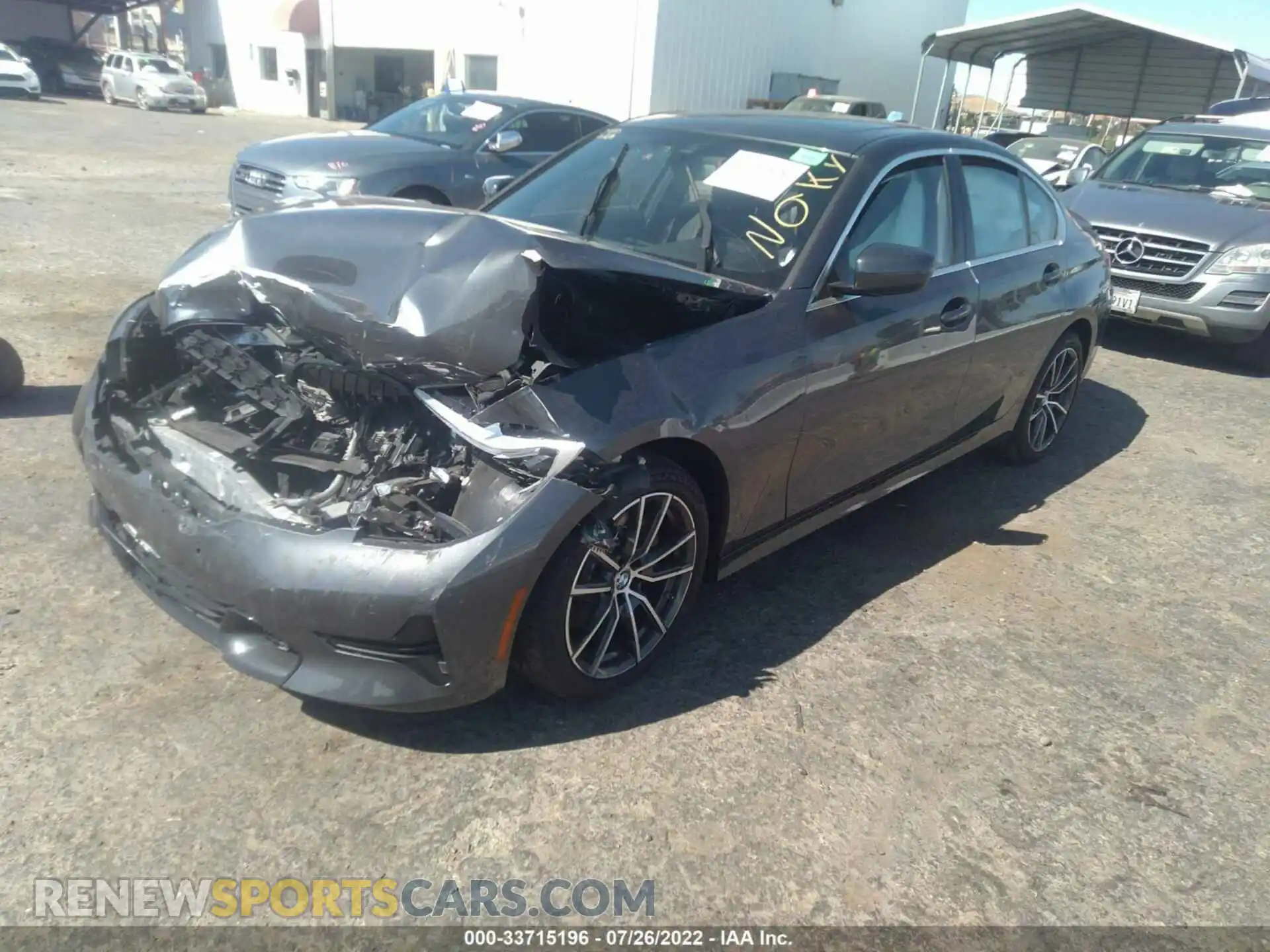 2 Photograph of a damaged car WBA5R1C58KAJ98281 BMW 3 SERIES 2019