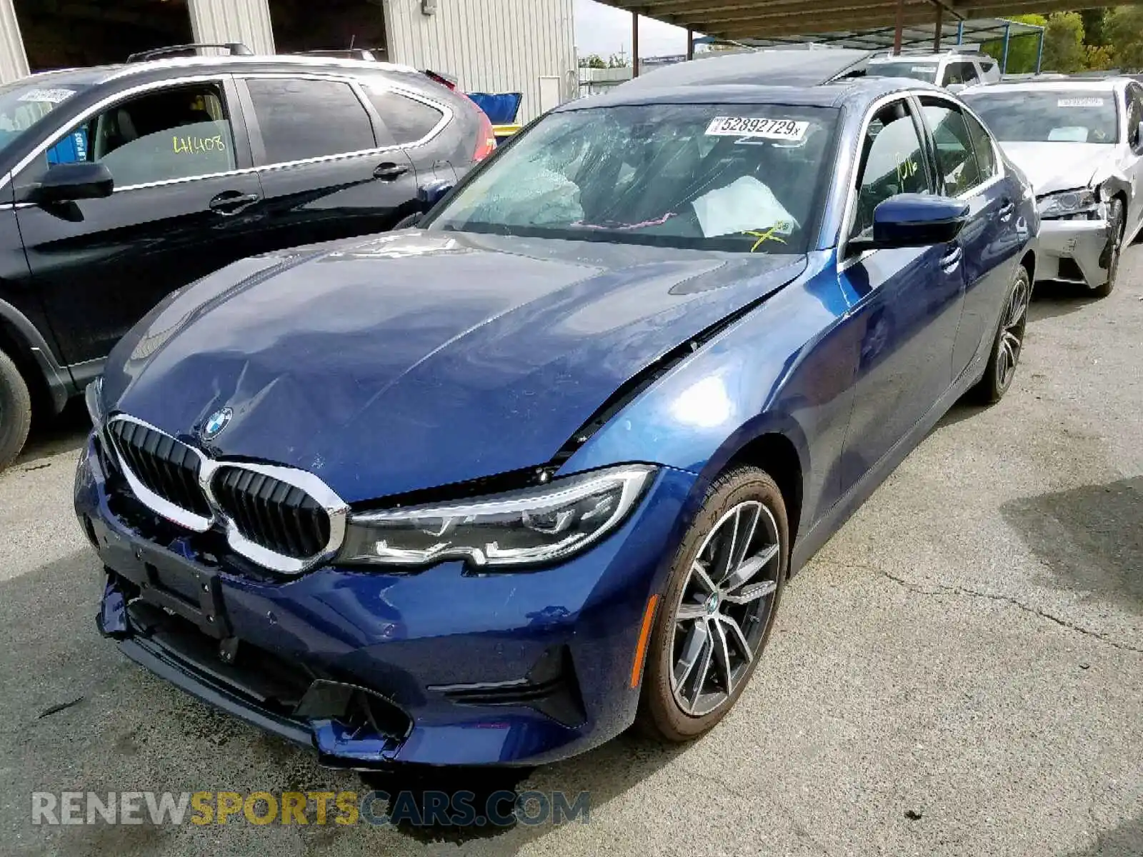2 Photograph of a damaged car WBA5R1C59KAJ99682 BMW 3 SERIES 2019