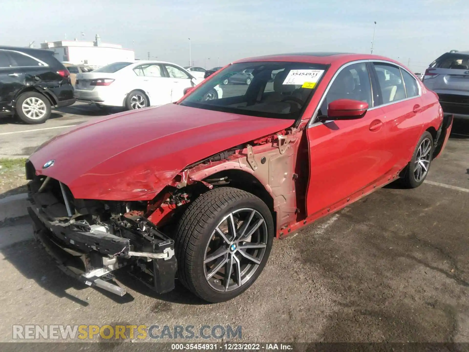 2 Фотография поврежденного автомобиля WBA5R1C5XKFH18907 BMW 3 SERIES 2019