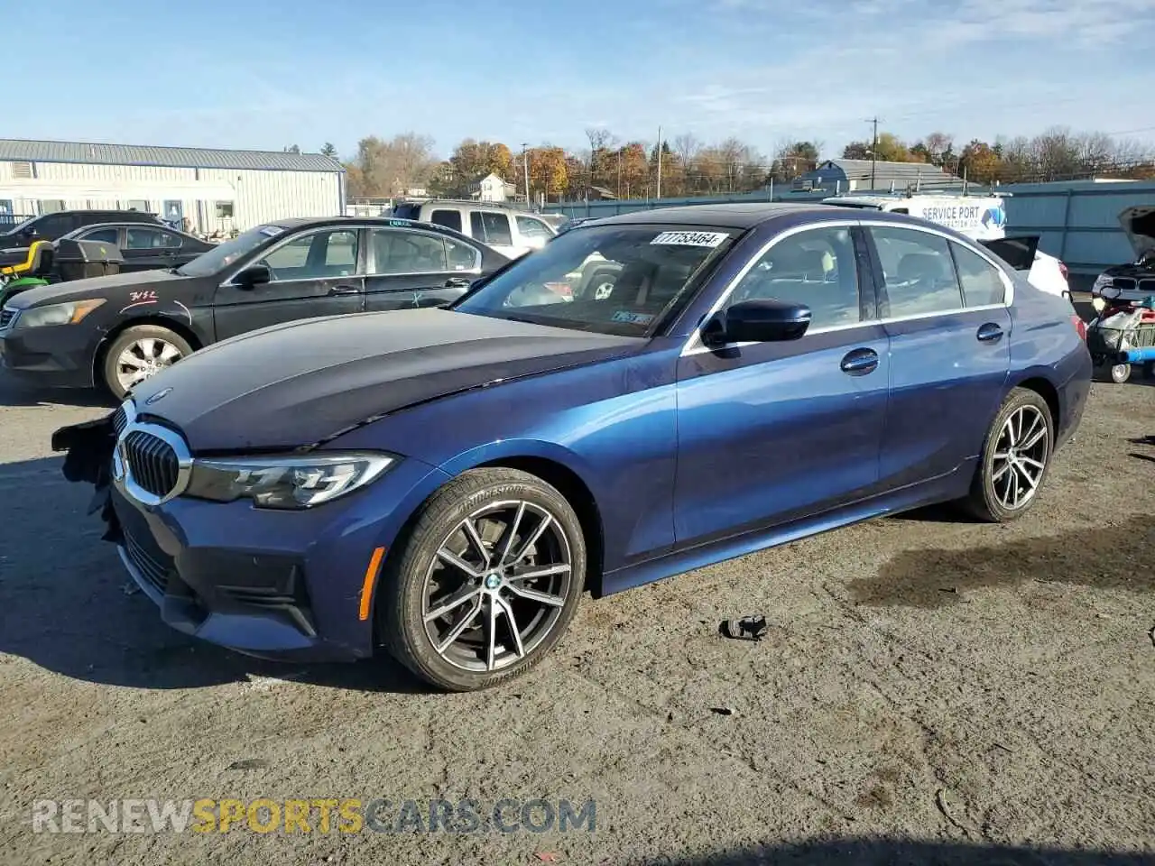 1 Photograph of a damaged car WBA5R7C50KAJ79422 BMW 3 SERIES 2019