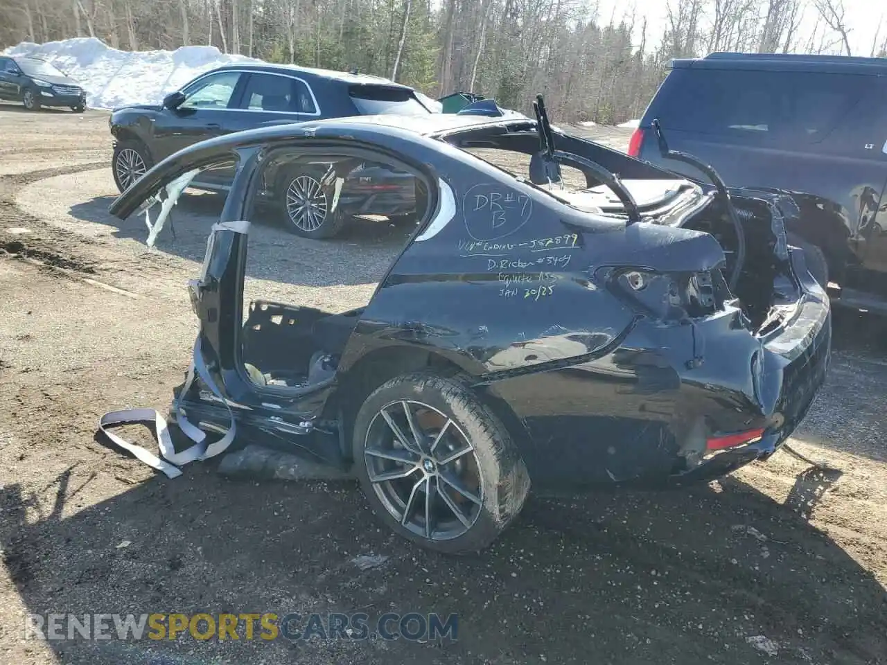 2 Photograph of a damaged car WBA5R7C50KAJ82899 BMW 3 SERIES 2019
