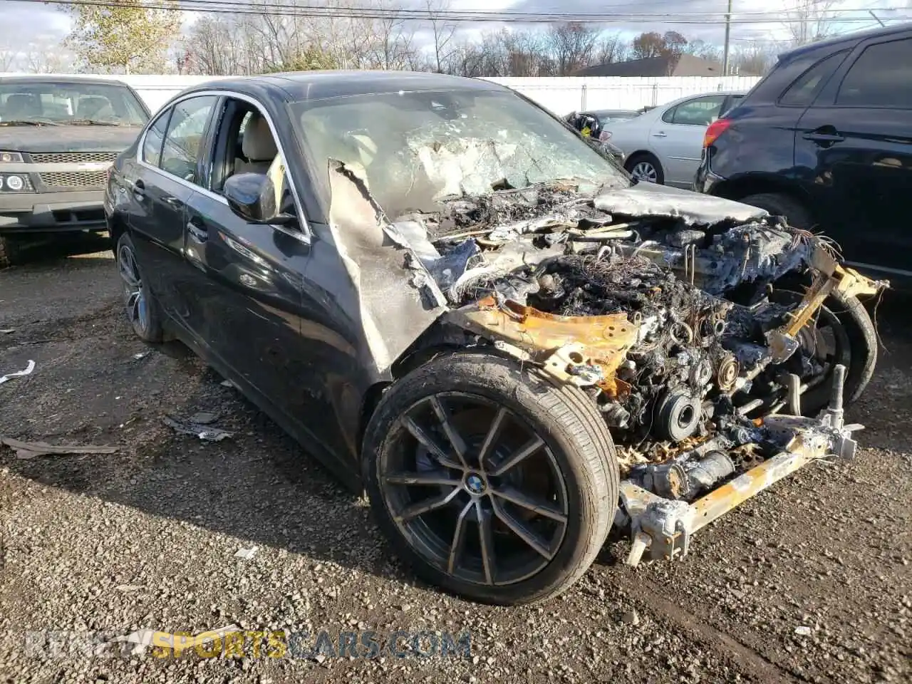 1 Photograph of a damaged car WBA5R7C50KAJ87598 BMW 3 SERIES 2019