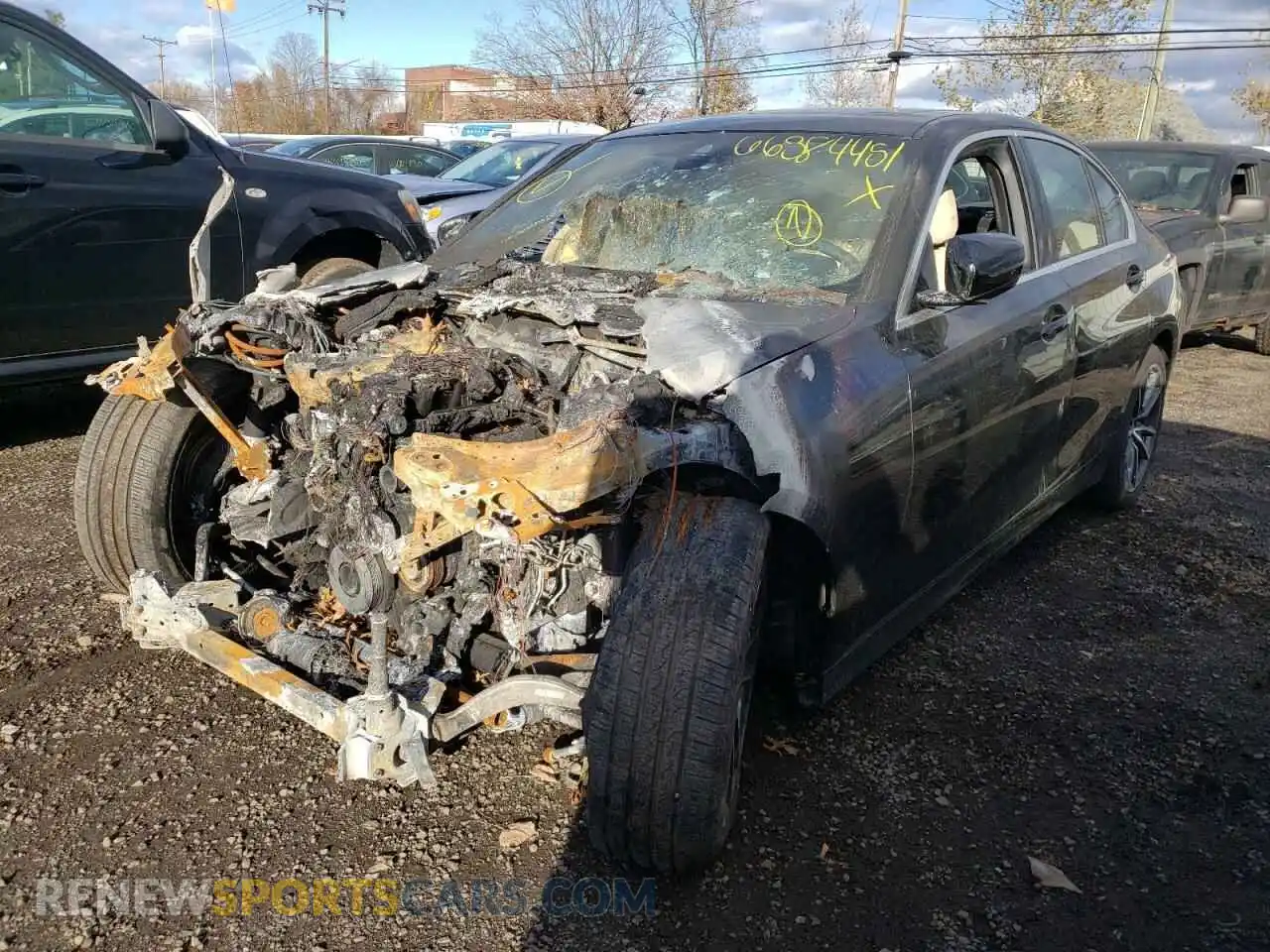 2 Photograph of a damaged car WBA5R7C50KAJ87598 BMW 3 SERIES 2019