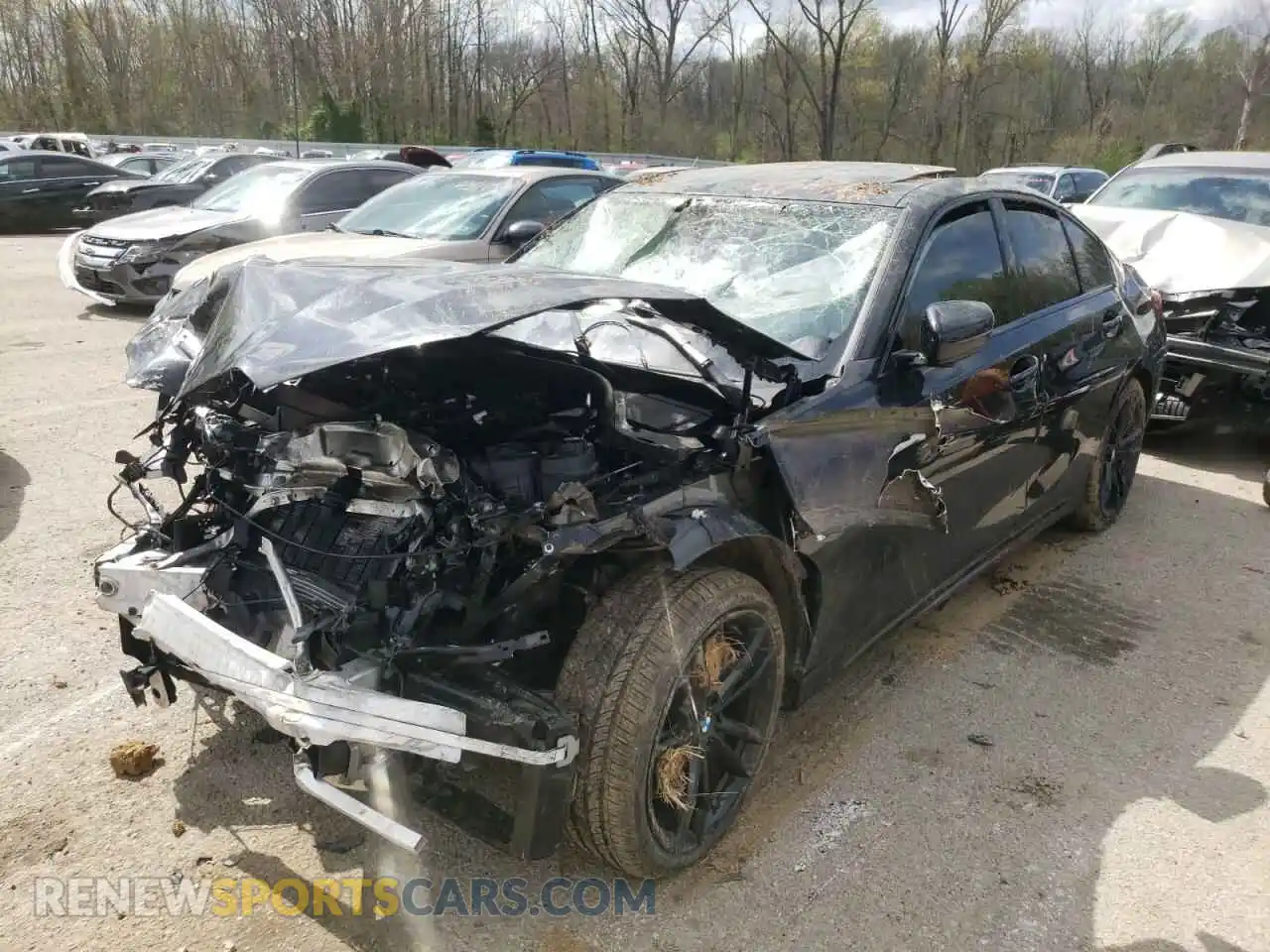 2 Photograph of a damaged car WBA5R7C51KAJ78554 BMW 3 SERIES 2019