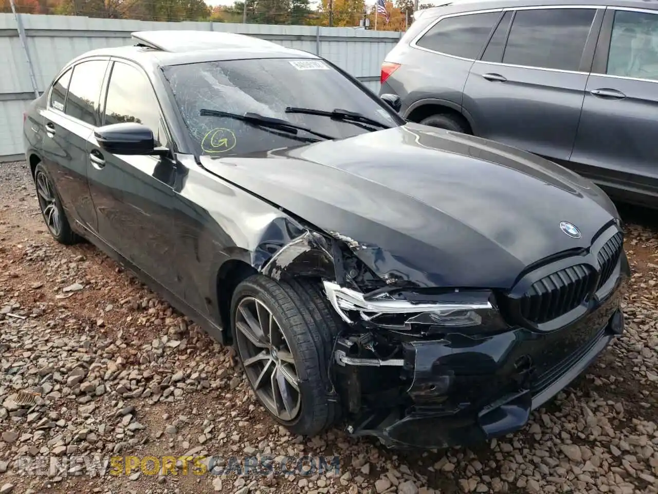1 Фотография поврежденного автомобиля WBA5R7C51KAJ79686 BMW 3 SERIES 2019