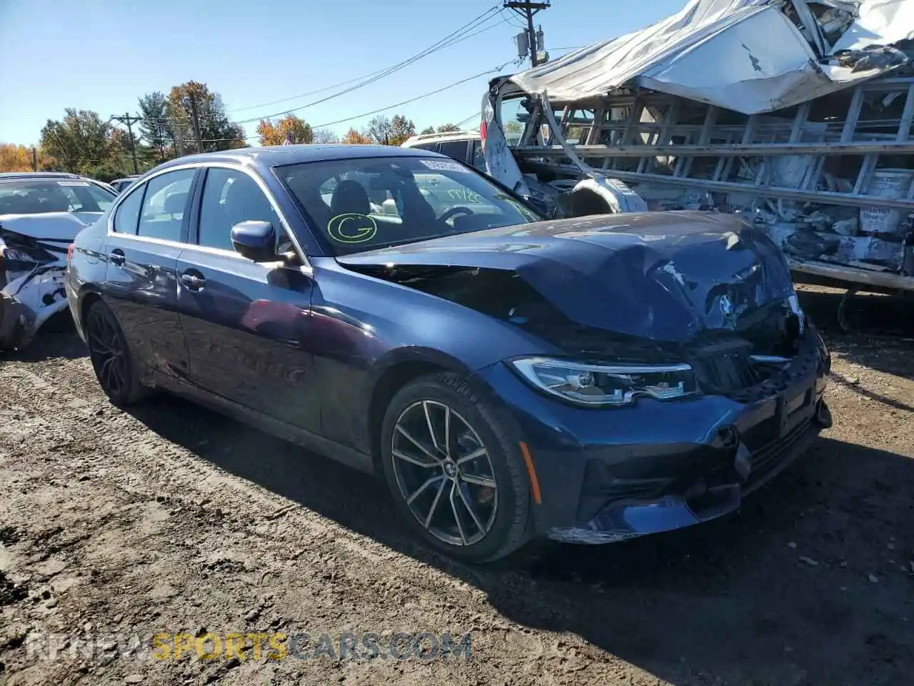 1 Photograph of a damaged car WBA5R7C51KAJ83740 BMW 3 SERIES 2019
