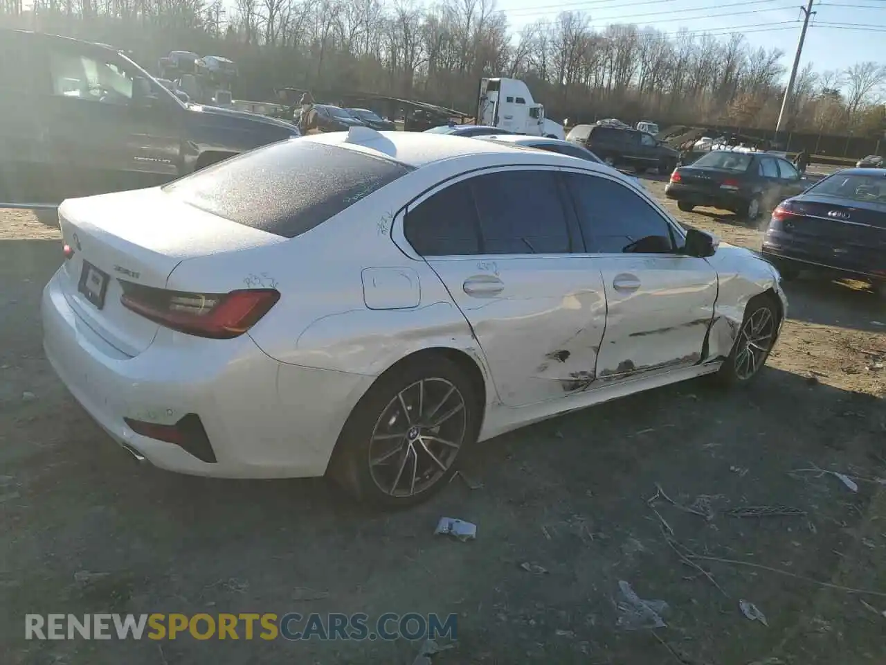 3 fotografías del automóvil dañado WBA5R7C52KAJ81060 BMW 3 SERIES 2019