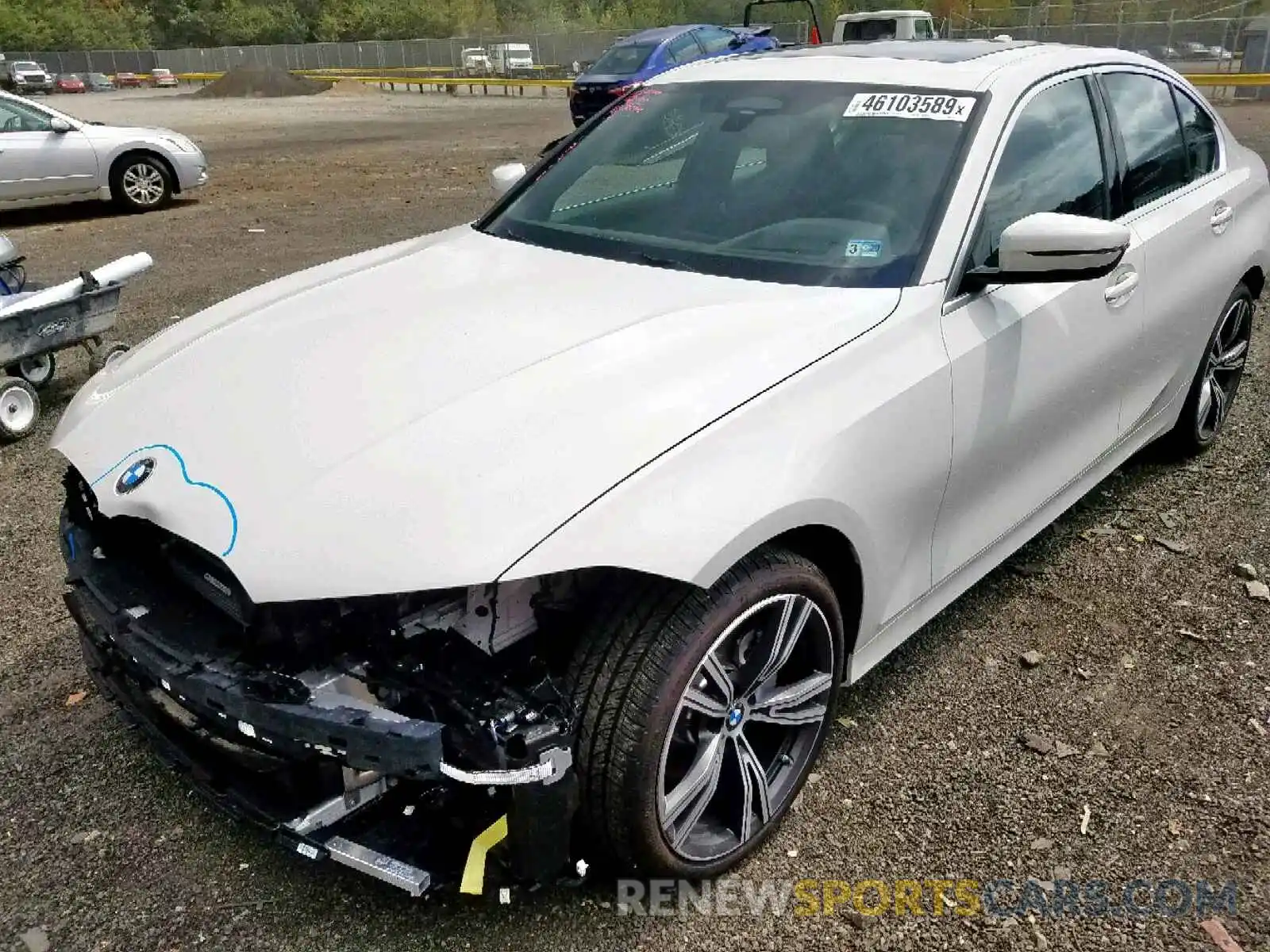 2 Photograph of a damaged car WBA5R7C52KAJ82550 BMW 3 SERIES 2019