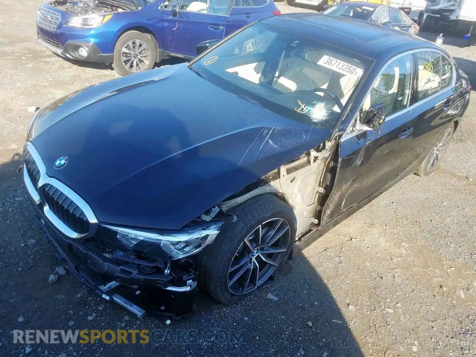 2 Photograph of a damaged car WBA5R7C52KFH31931 BMW 3 SERIES 2019