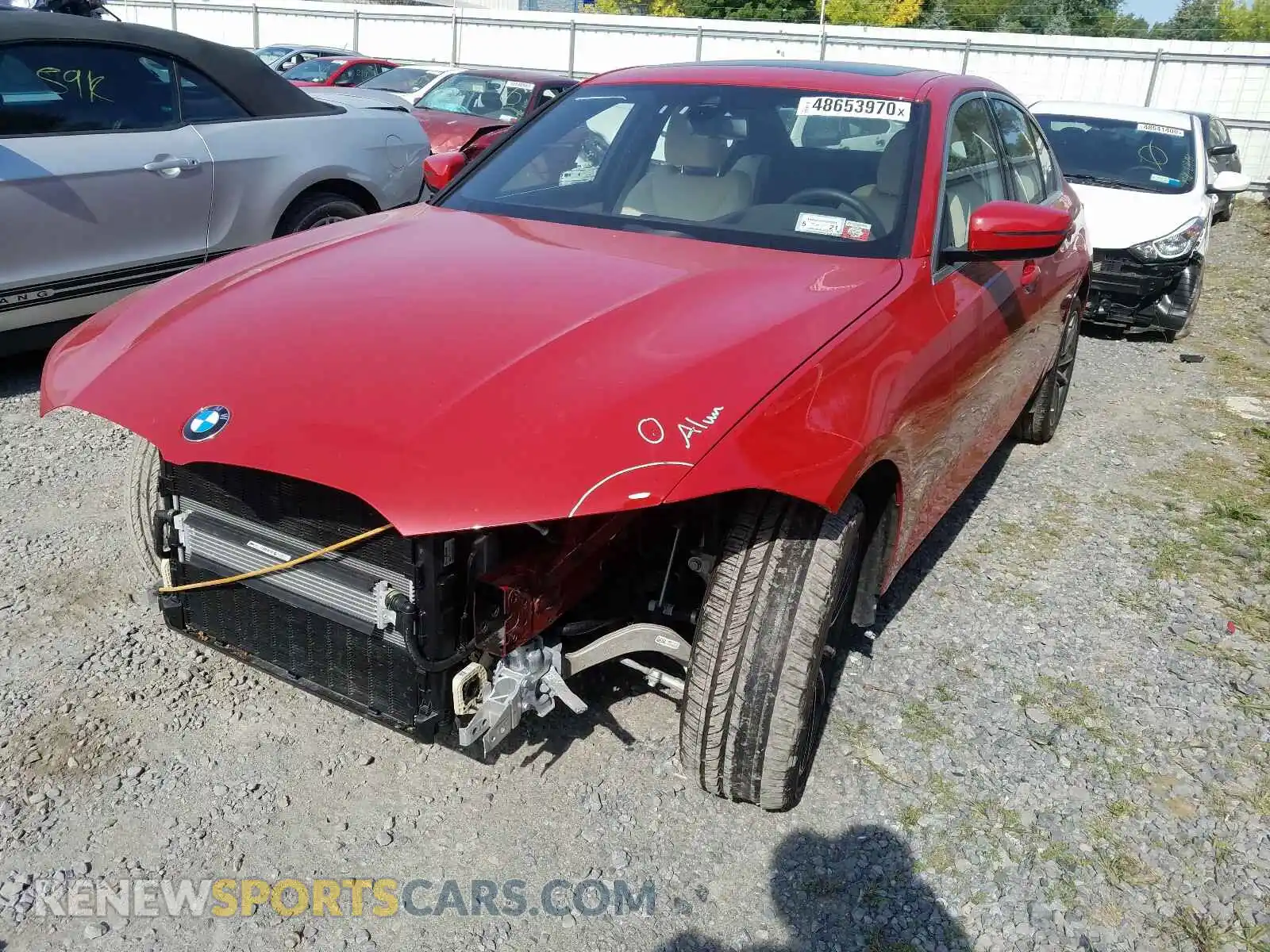 2 Photograph of a damaged car WBA5R7C53KAJ87675 BMW 3 SERIES 2019