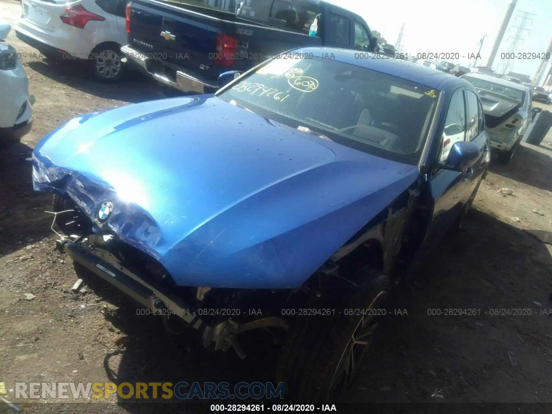 2 Photograph of a damaged car WBA5R7C55KAJ78427 BMW 3 SERIES 2019