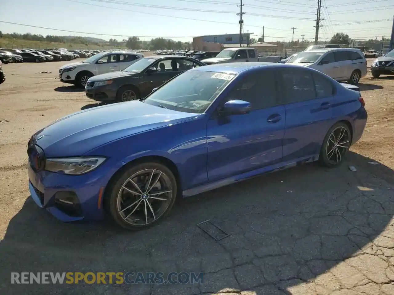 1 Фотография поврежденного автомобиля WBA5R7C55KAJ78489 BMW 3 SERIES 2019