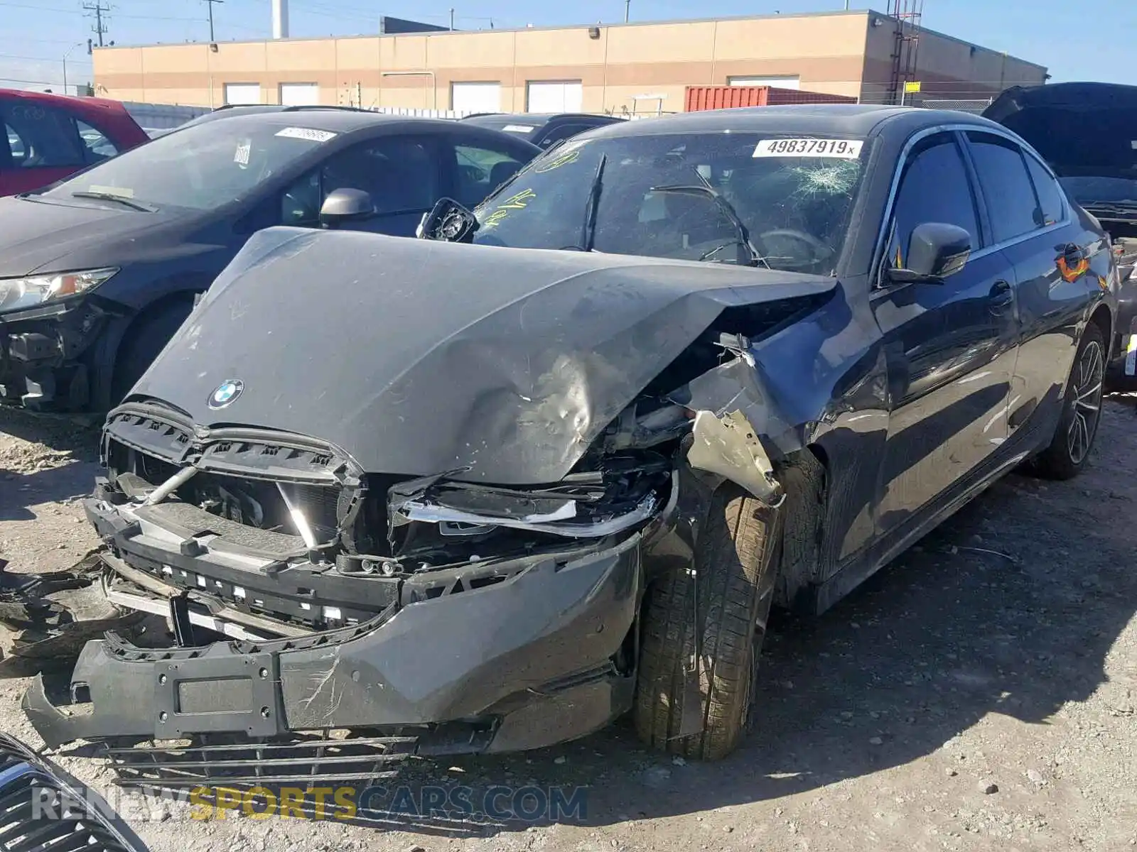 2 Photograph of a damaged car WBA5R7C55KAJ87578 BMW 3 SERIES 2019