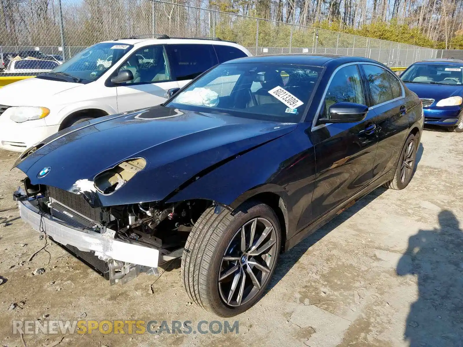 2 Photograph of a damaged car WBA5R7C56KAJ81062 BMW 3 SERIES 2019