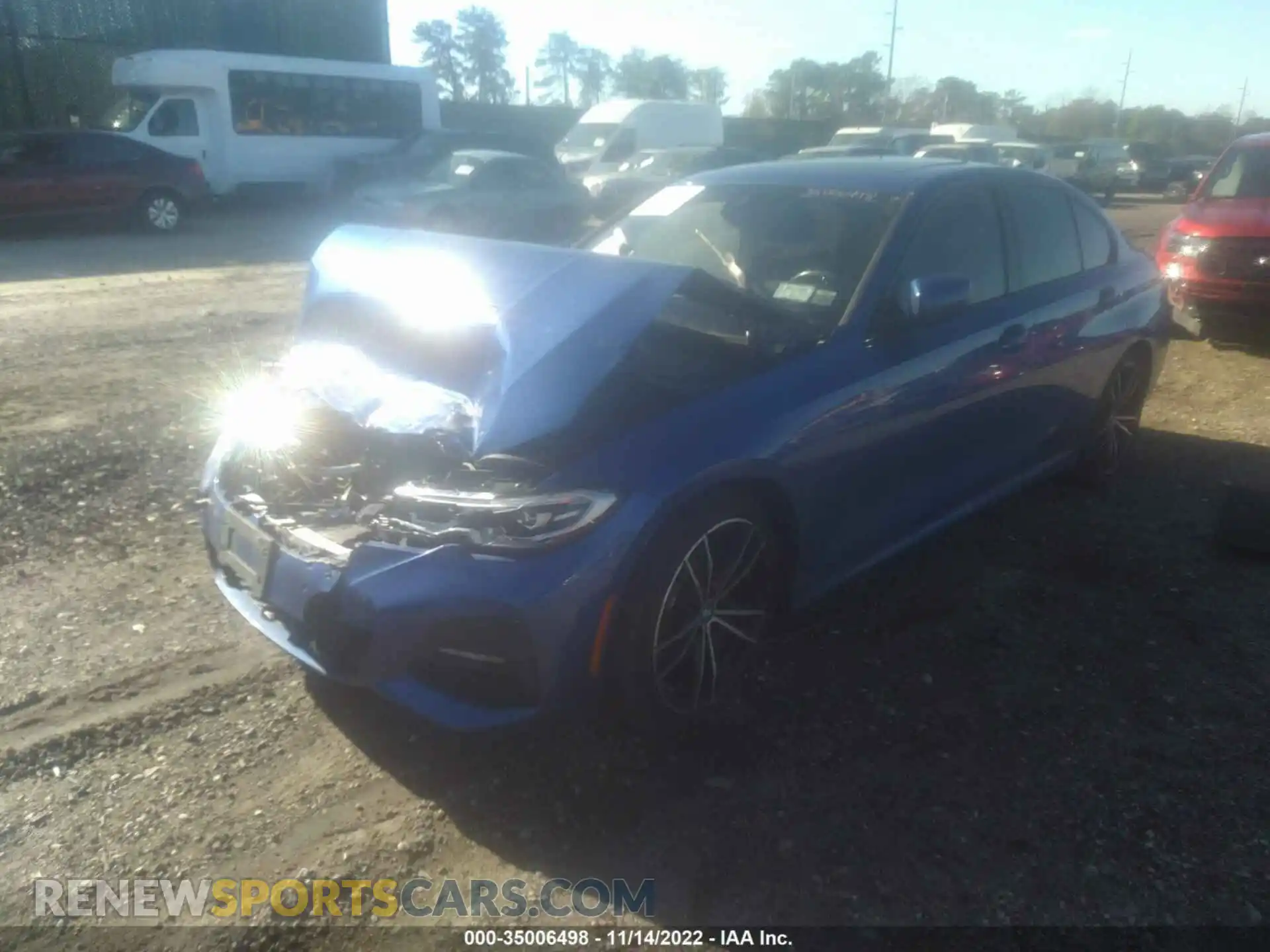 2 fotografías del automóvil dañado WBA5R7C56KAJ83197 BMW 3 SERIES 2019