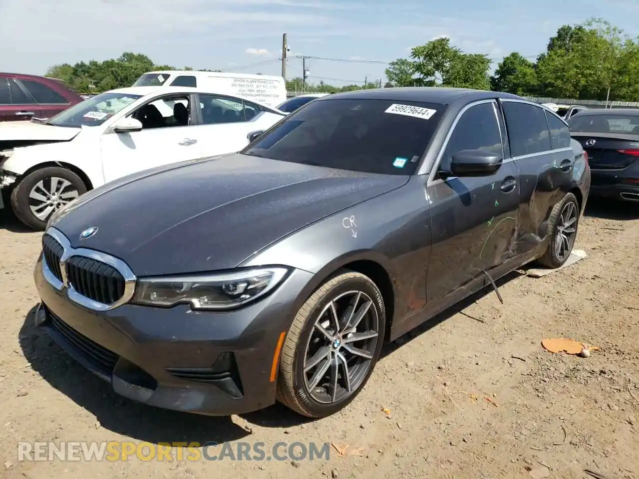 1 Photograph of a damaged car WBA5R7C56KAJ84771 BMW 3 SERIES 2019