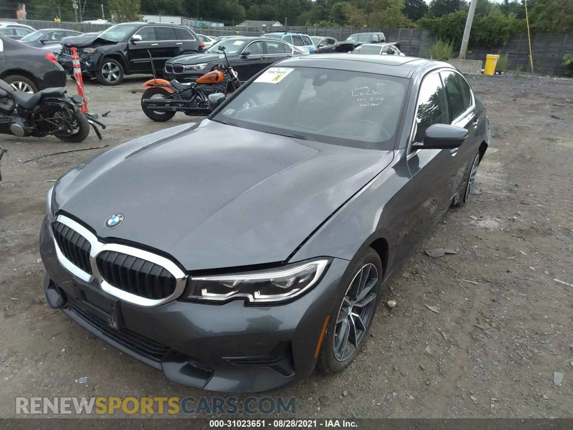 2 Photograph of a damaged car WBA5R7C58KAJ79085 BMW 3 SERIES 2019