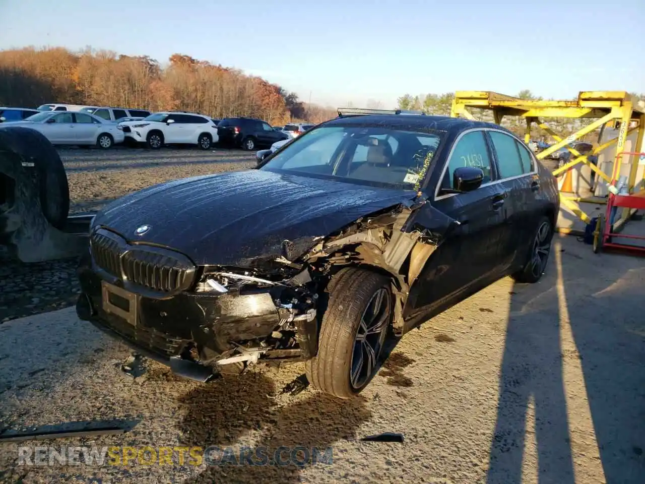 2 Photograph of a damaged car WBA5R7C58KAJ80673 BMW 3 SERIES 2019