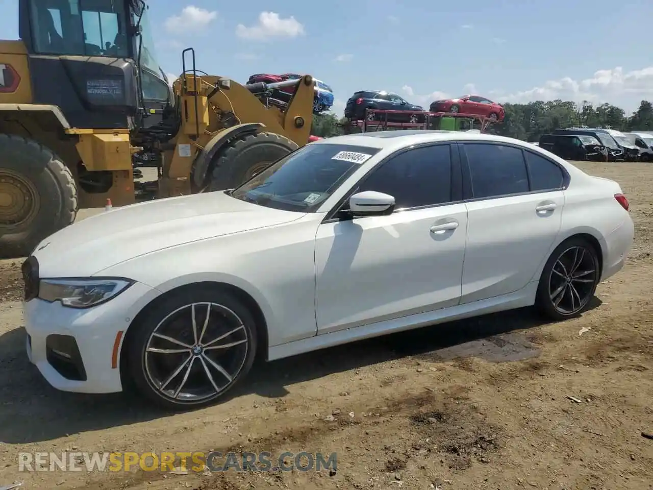 1 fotografías del automóvil dañado WBA5R7C59KAJ81377 BMW 3 SERIES 2019