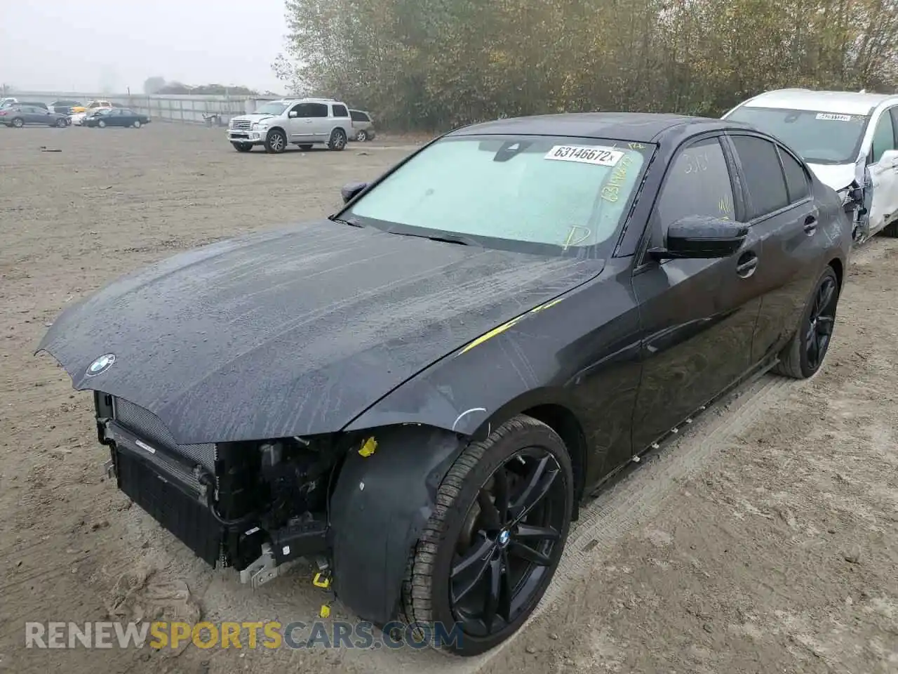 2 Photograph of a damaged car WBA5R7C5XKAJ80576 BMW 3 SERIES 2019