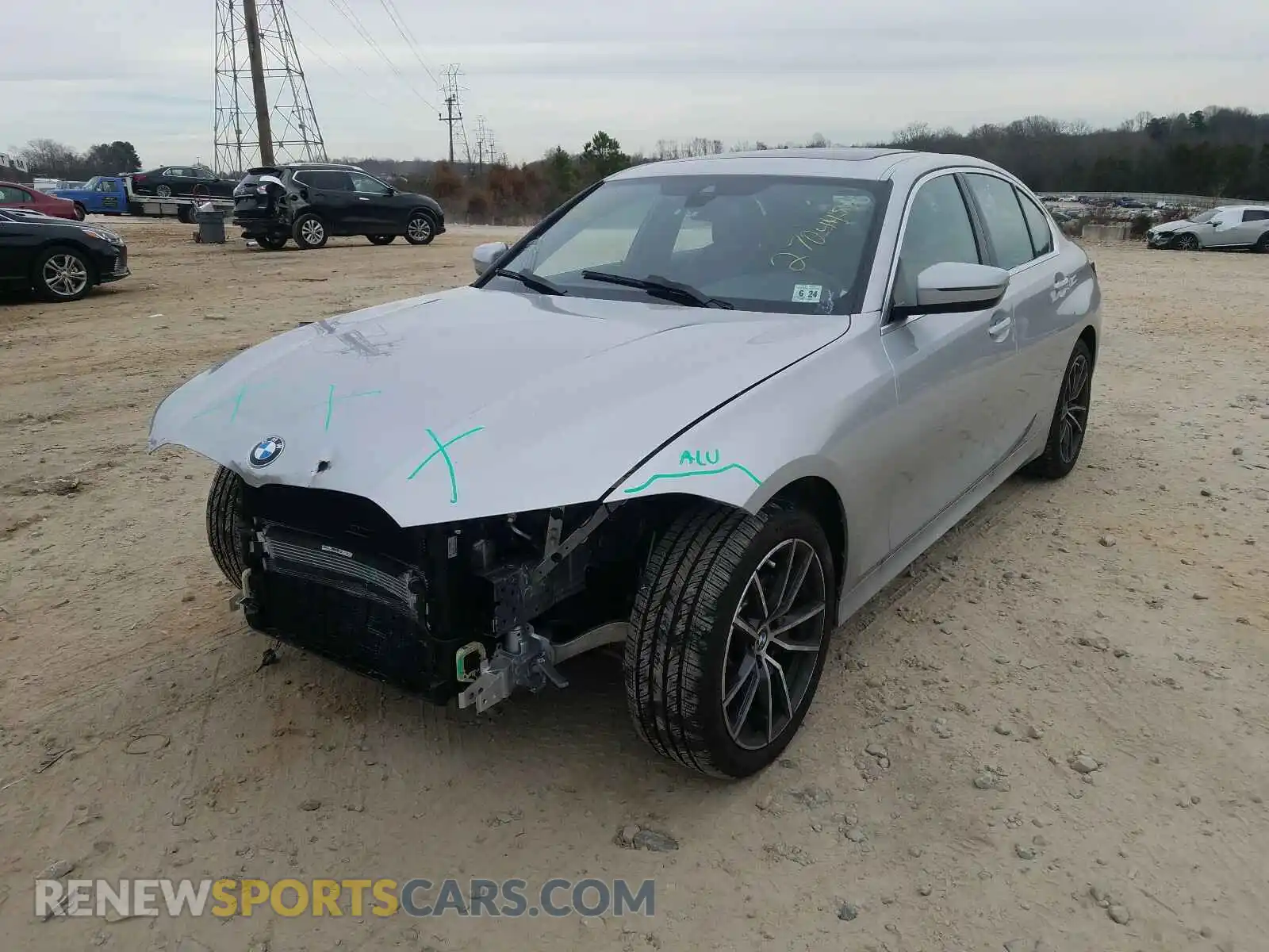 2 Photograph of a damaged car WBA5R7C5XKAJ83655 BMW 3 SERIES 2019