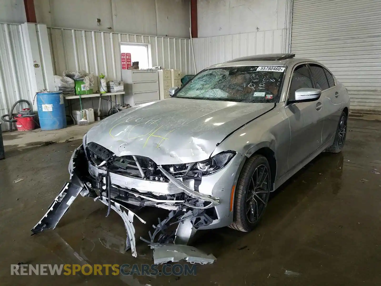 2 fotografías del automóvil dañado WBA5R7C5XKFH14178 BMW 3 SERIES 2019