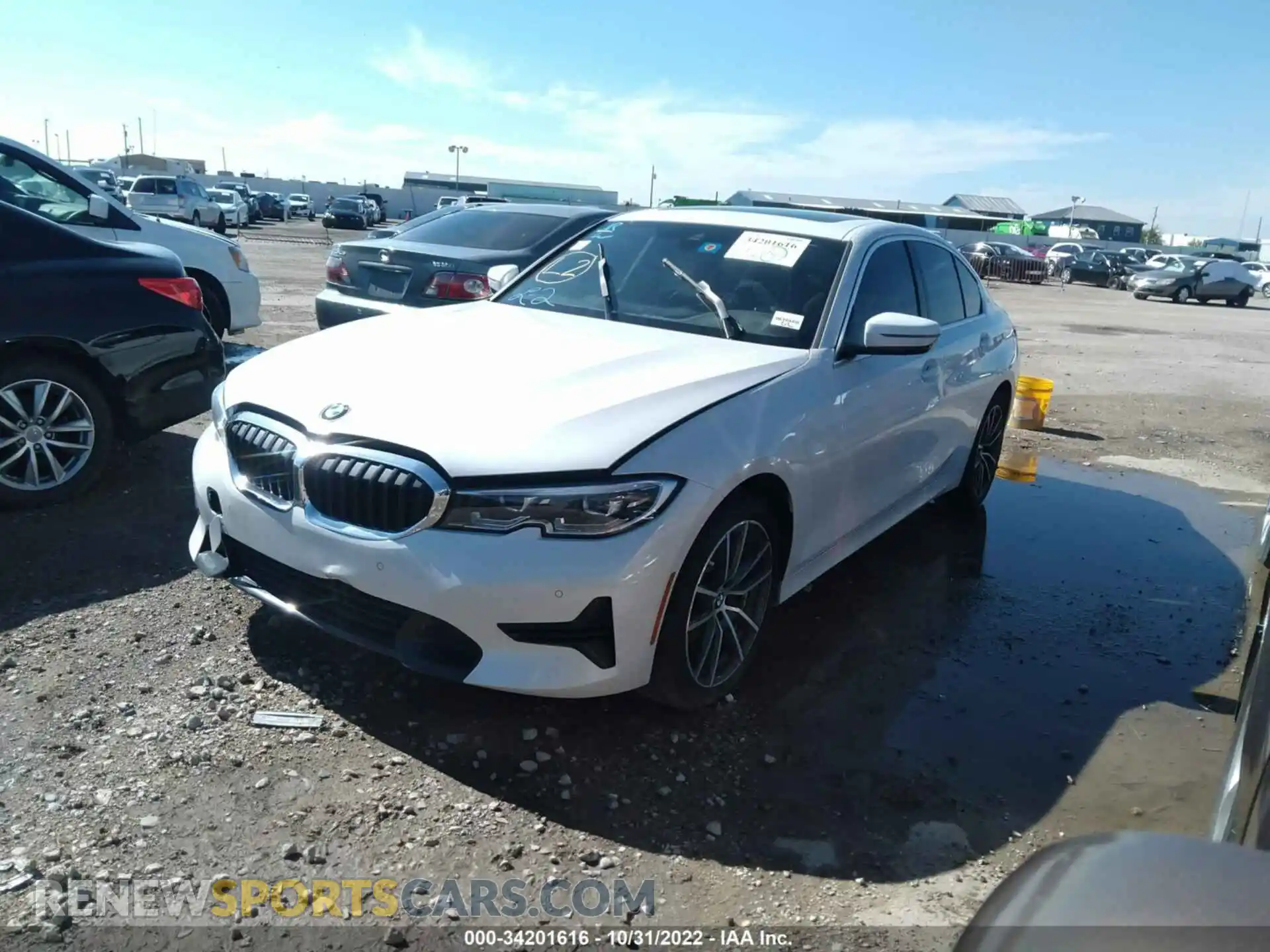 2 Фотография поврежденного автомобиля 3MW5R1J02L8B36735 BMW 3 SERIES 2020