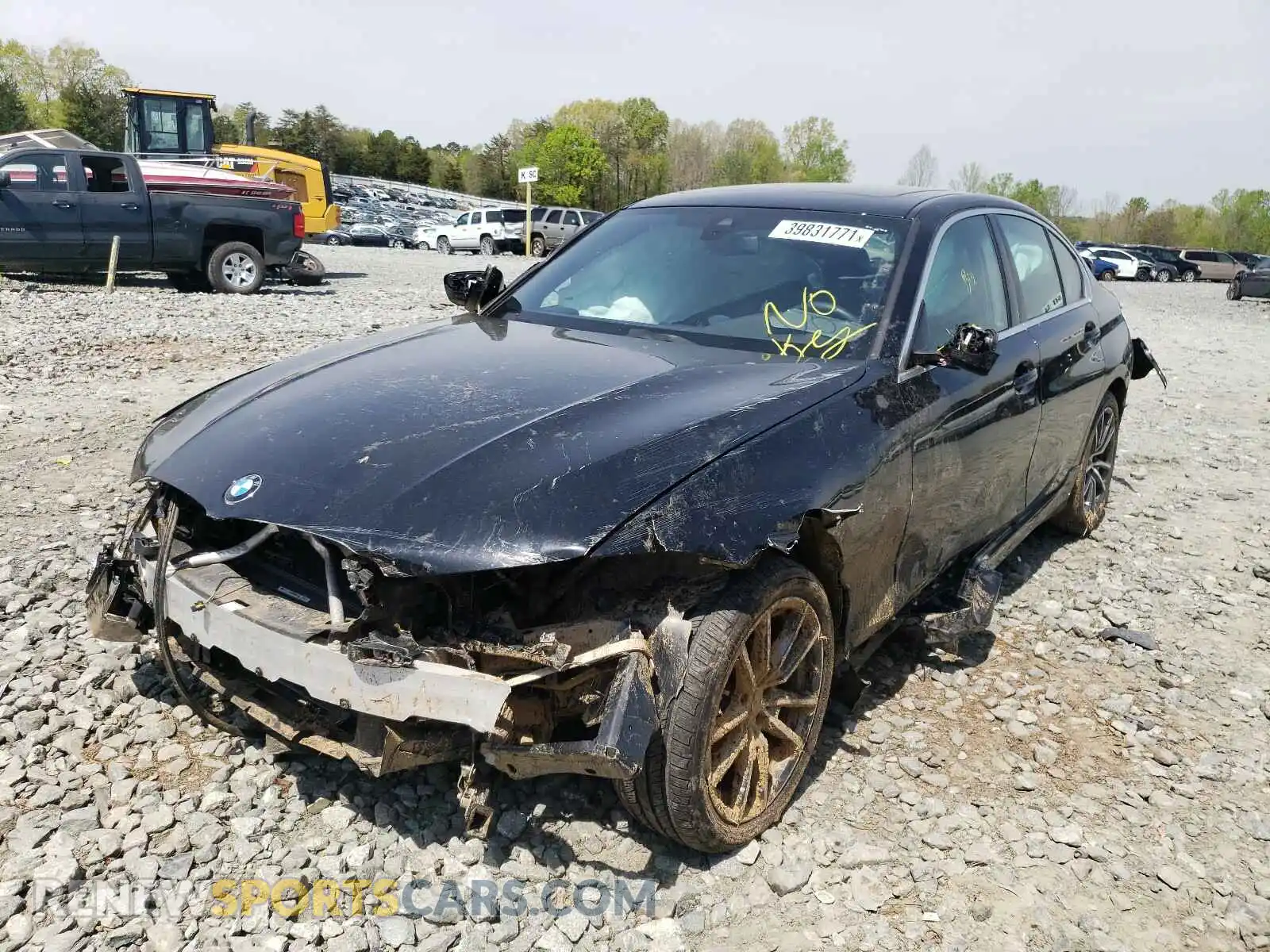 2 fotografías del automóvil dañado 3MW5R1J09L8B14876 BMW 3 SERIES 2020