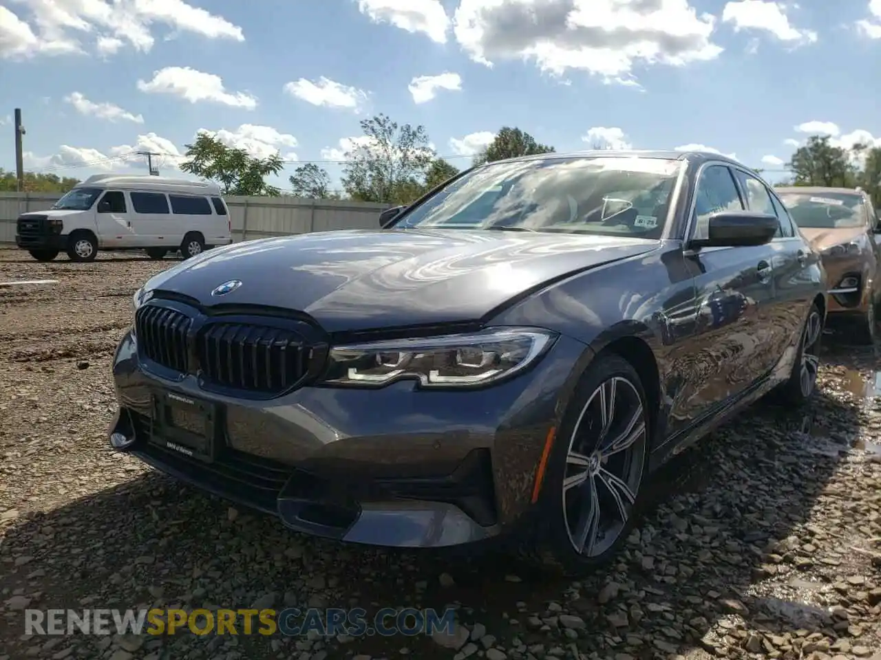 2 Photograph of a damaged car 3MW5R7J02L8B44594 BMW 3 SERIES 2020