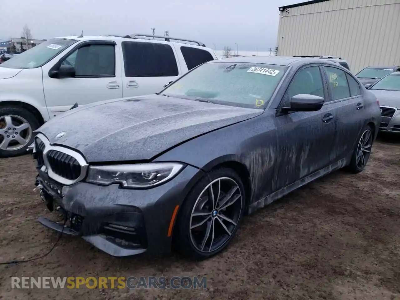 2 fotografías del automóvil dañado 3MW5R7J03L8B36438 BMW 3 SERIES 2020