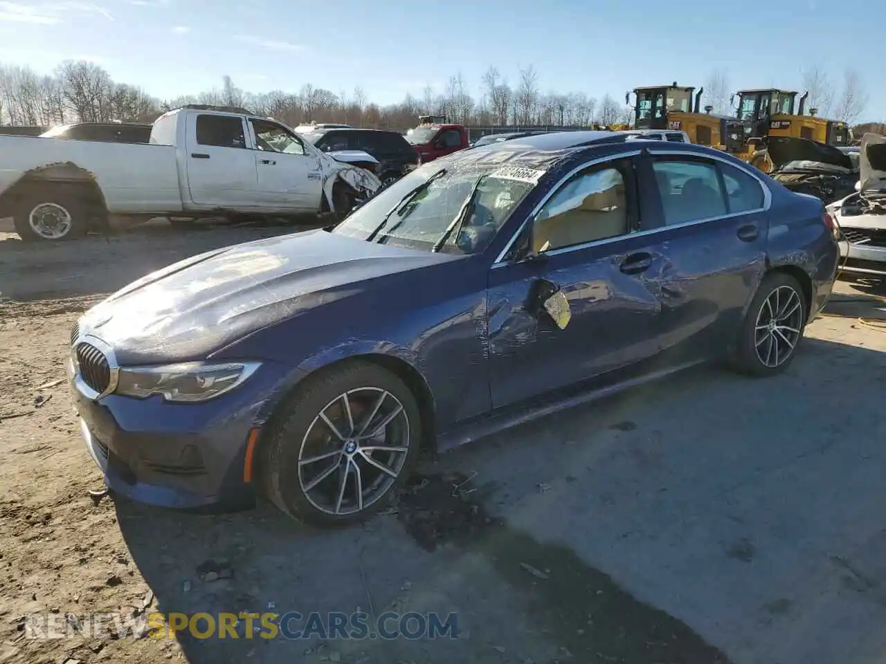 1 Photograph of a damaged car 3MW5R7J06L8B11338 BMW 3 SERIES 2020