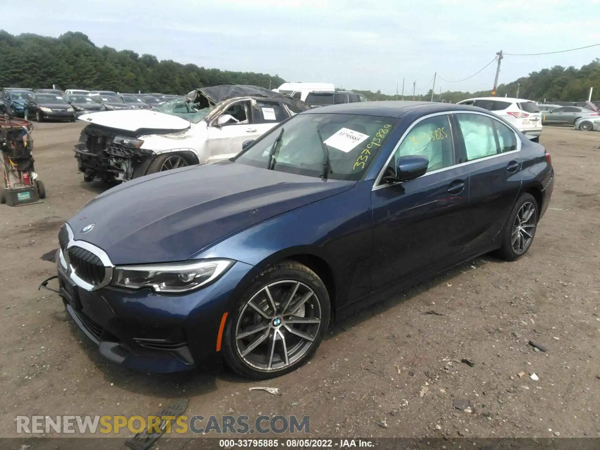 2 Photograph of a damaged car 3MW5R7J09L8B04920 BMW 3 SERIES 2020