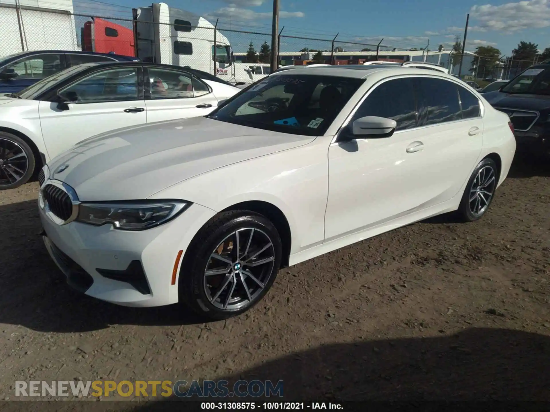 2 Photograph of a damaged car 3MW5R7J09L8B14802 BMW 3 SERIES 2020
