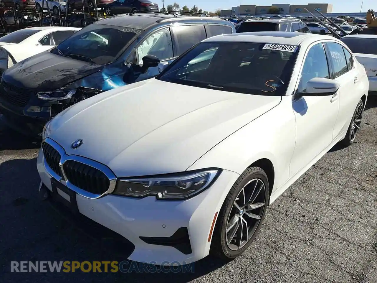 2 Photograph of a damaged car WBA5R1C00LFH40596 BMW 3 SERIES 2020
