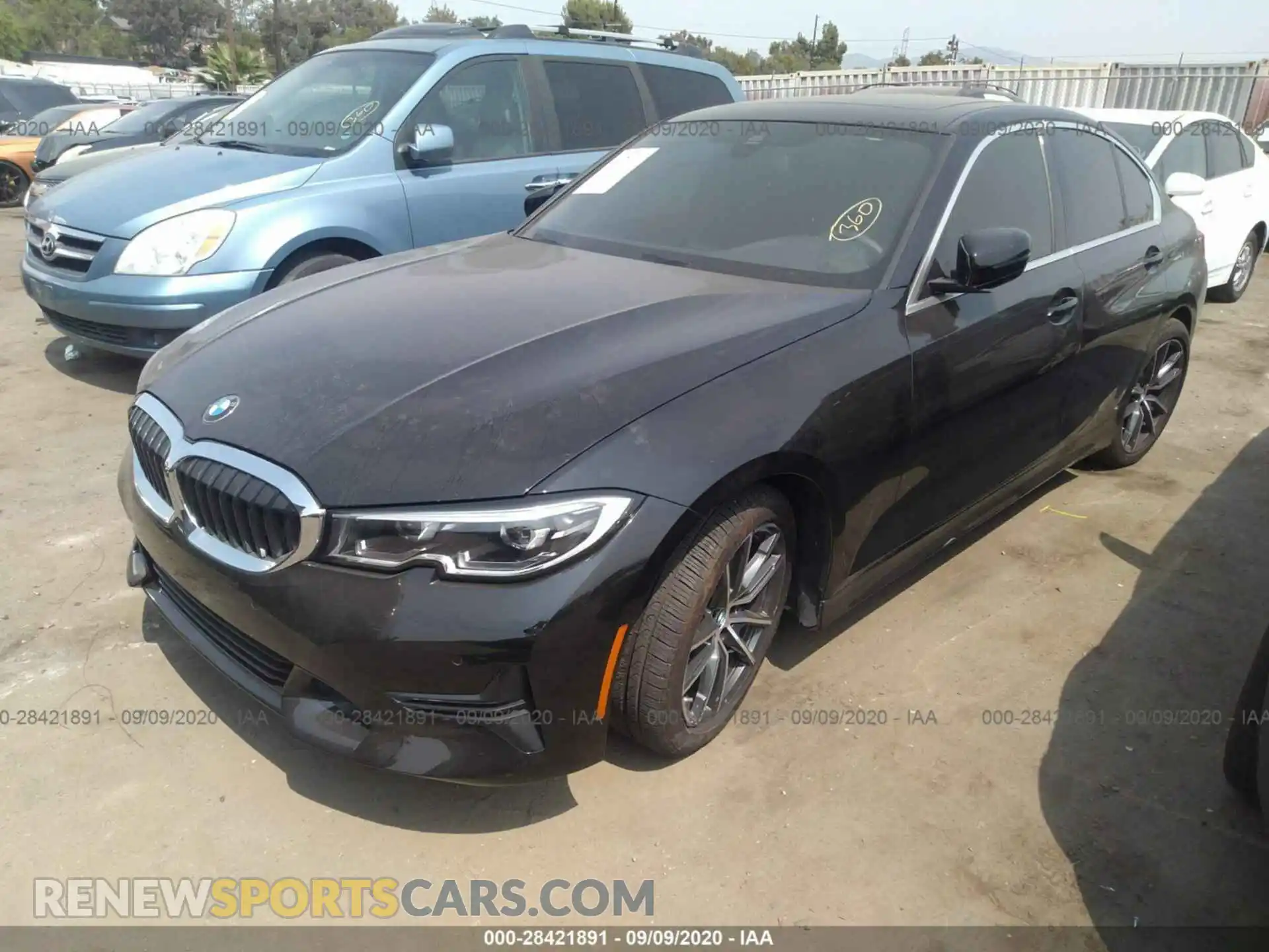 2 fotografías del automóvil dañado WBA5R1C01LFJ28159 BMW 3 SERIES 2020