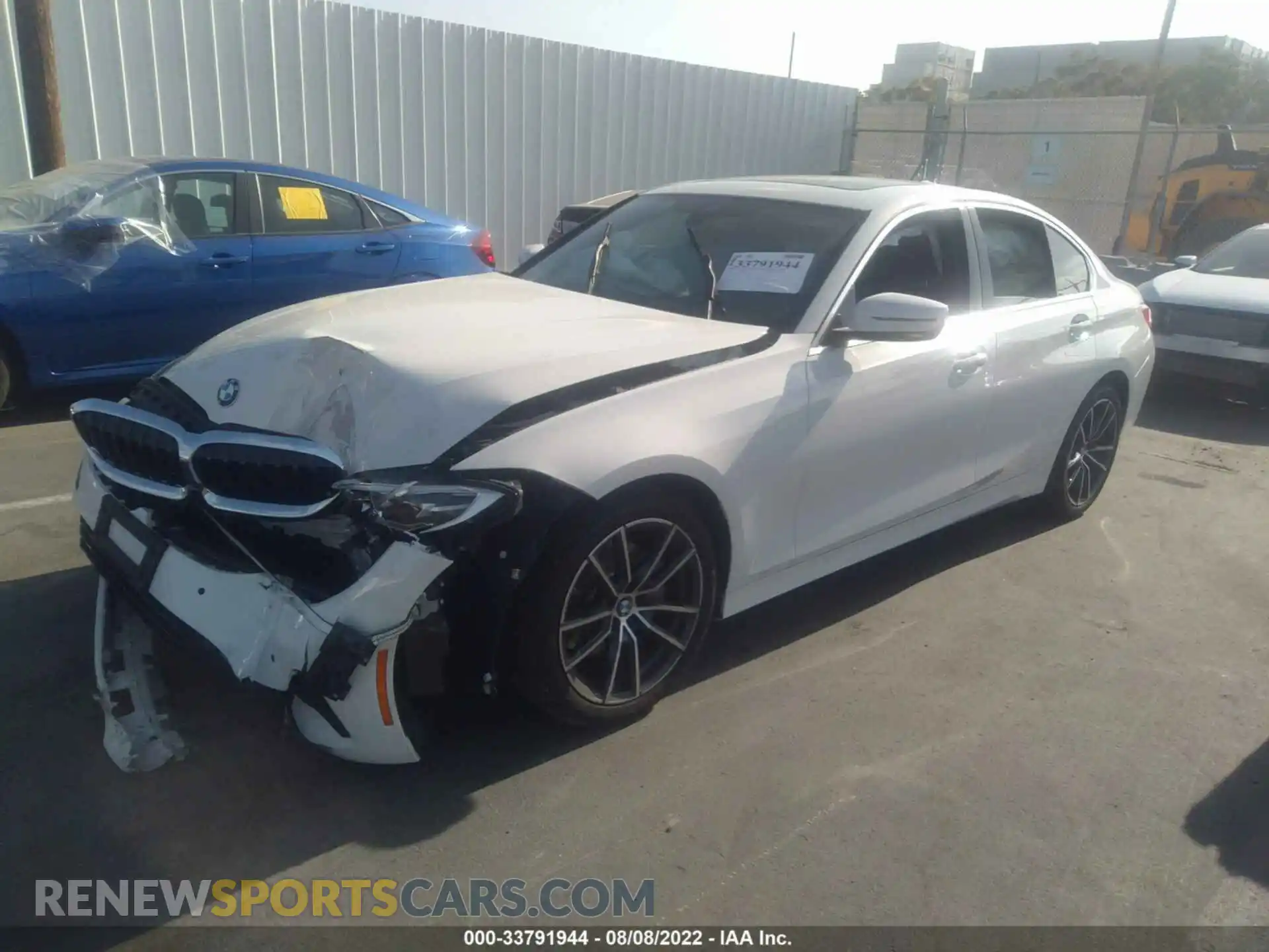 2 Photograph of a damaged car WBA5R1C08LFH35713 BMW 3 SERIES 2020