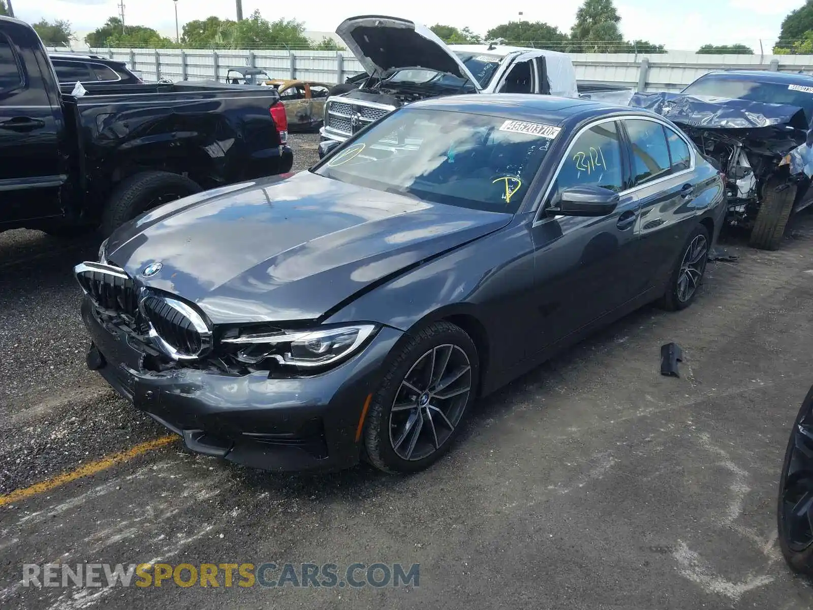 2 Photograph of a damaged car WBA5R1C09LFH35753 BMW 3 SERIES 2020