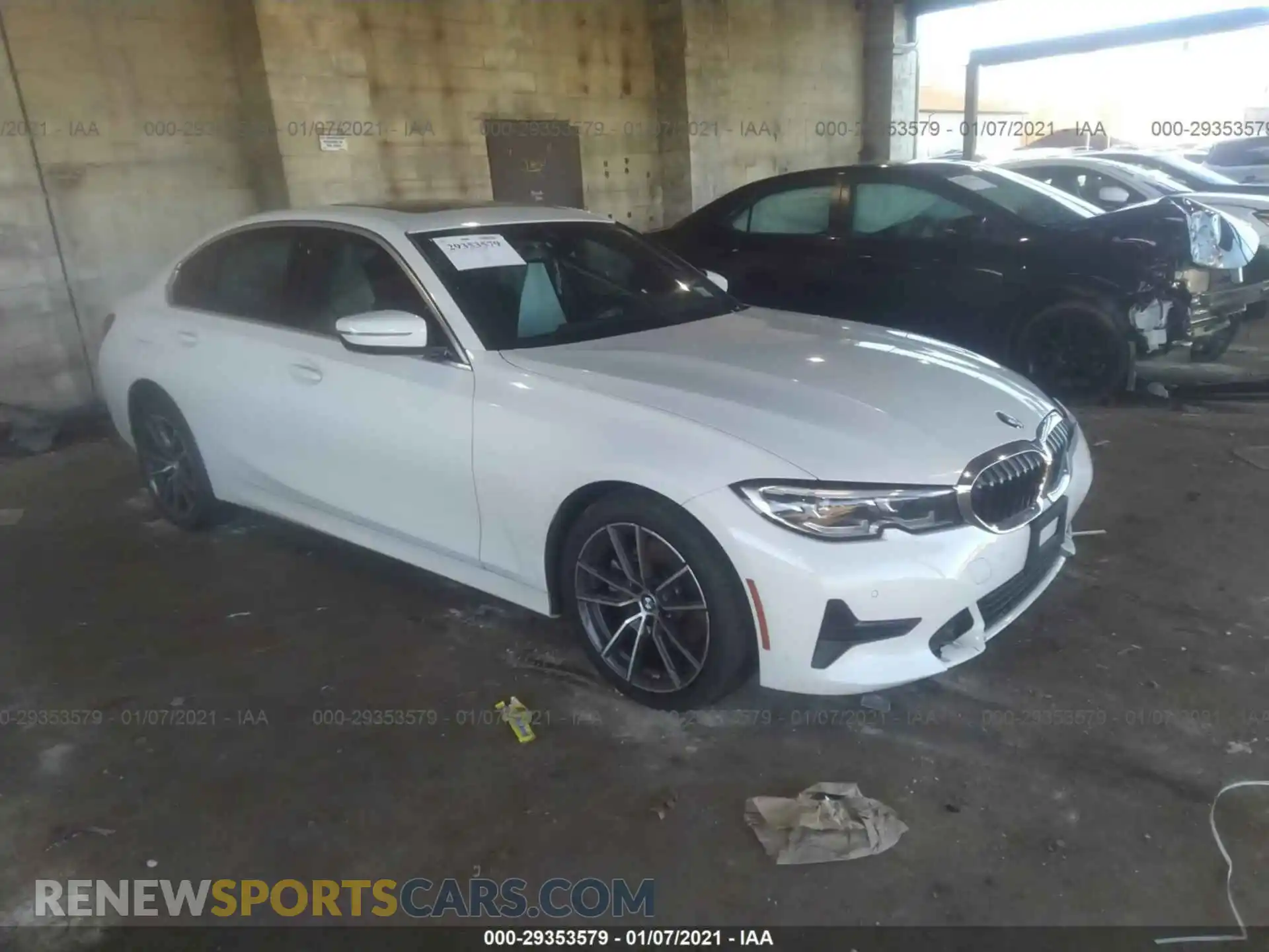 1 Photograph of a damaged car WBA5R7C03LFH59095 BMW 3 SERIES 2020