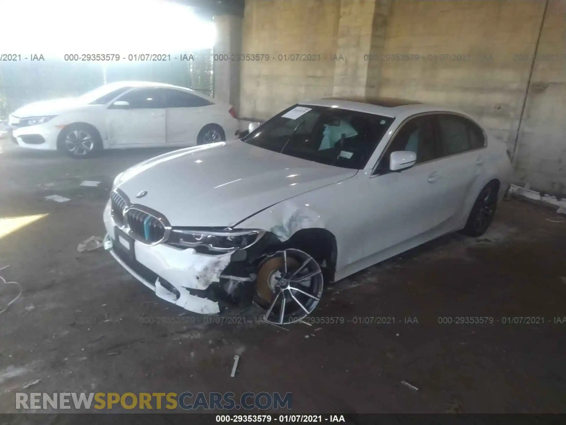2 Photograph of a damaged car WBA5R7C03LFH59095 BMW 3 SERIES 2020