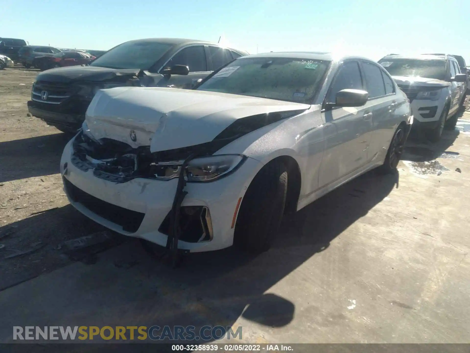 2 Photograph of a damaged car WBA5U7C02LFH64142 BMW 3 SERIES 2020