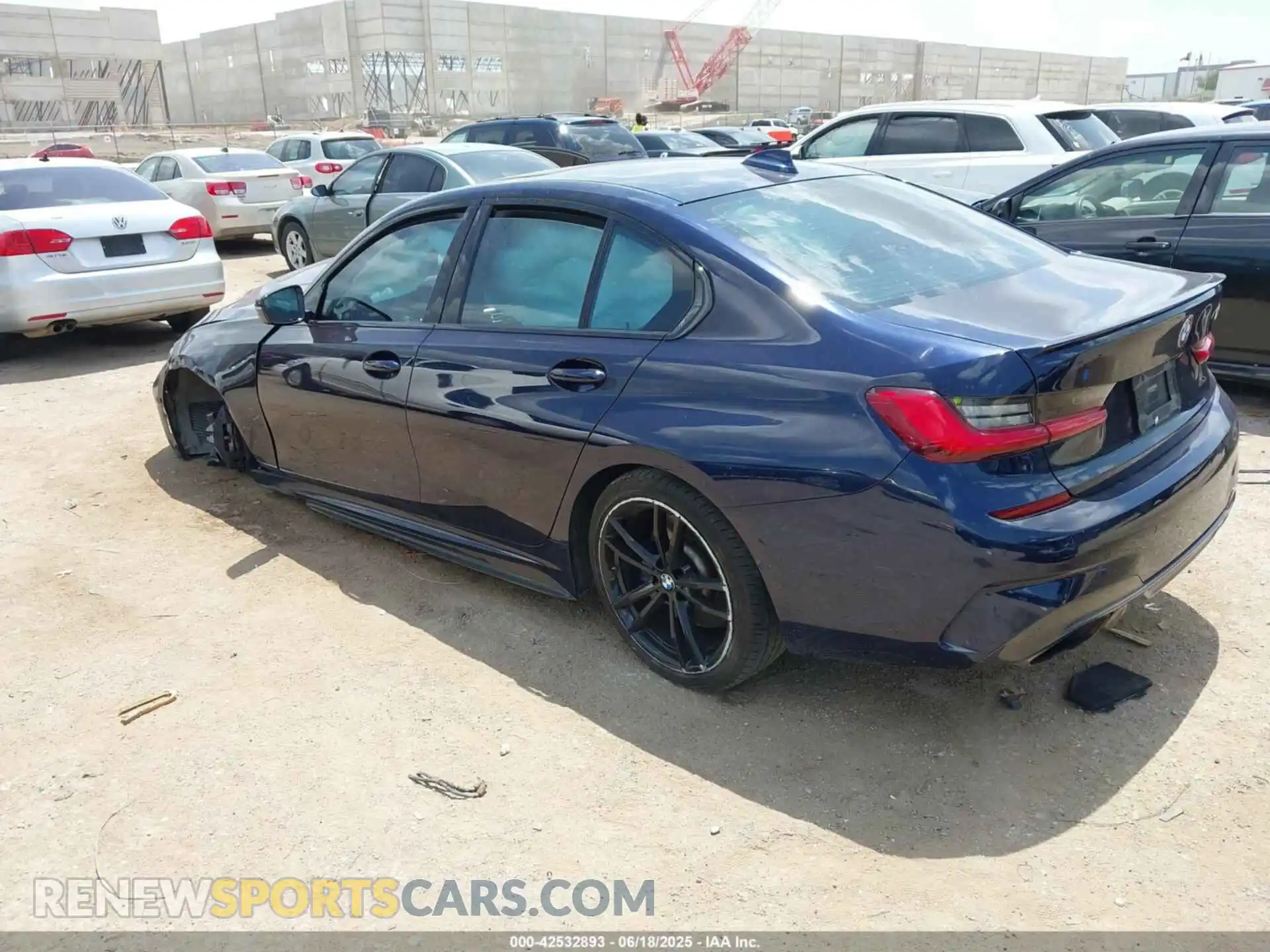3 Photograph of a damaged car WBA5U7C07LFH34909 BMW 3 SERIES 2020