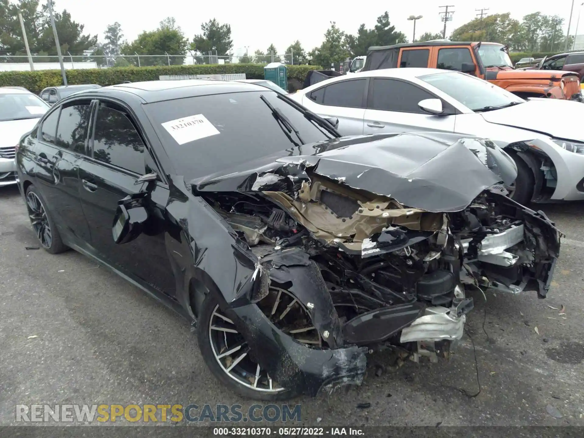 1 Photograph of a damaged car WBA5U7C09LFH07324 BMW 3 SERIES 2020